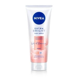 NIVEA Body Serum Extra Bright Premium Fragrance Velvet Romance 180ml - Handbody untuk mencerahkan dan melembabkan kulit