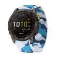 26mm 22mm Hook Loop Nylon Band For Garmin Forerunner 965 955/Approach S70 S62 S60/Instinct 2X Solar Elastic Bracelet Watch Strap. 