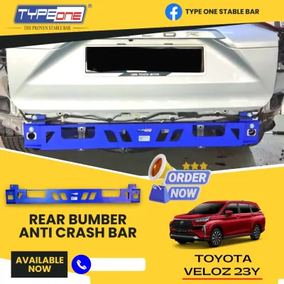 Toyota estima vellfire alphard voxy noah rush corolla cross veloz tank rear bumper anti crash barbar bodykit body kit