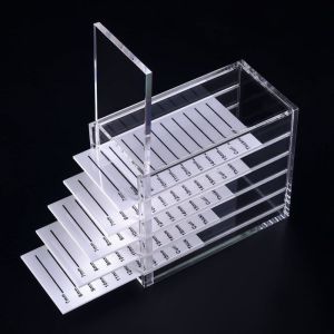 Eyelash Storage Box Palet Eyelash Extension Pallet Rak Susun Acrylic Eyelash