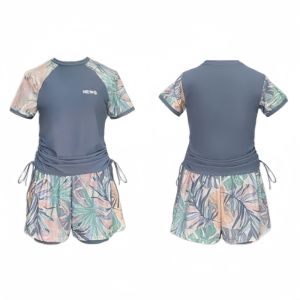 ชุดว่ายน้ำผู้หญิง ชุดว่ายน้ำ2ชิ้น Plus Size Swimsuit (ขนาดก่อนยืด : รอบอก32" เอว22") Swimming Costume ชุดว่ายน้ำ (สินค้าพร้อมส่ง)