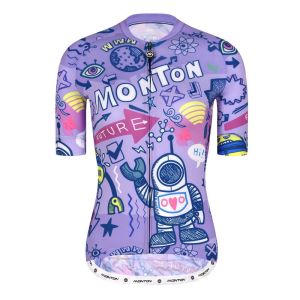 MONTON WOMENS SHORT SLEEVE JERSEY LIFESTYLE ROBOTS