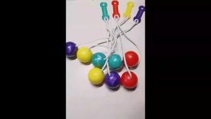 Lato Lato Balls Toys Glow In The Dark LED Old School Toy Games Bola Tek Tek Traditional Latto Latto