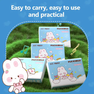 【BUY 12 TAKE 12】Lam Pure 8D cute rabbit packaging napkins 100 pieces * 24packs cute home napkins convenient and simple Free Shipping tissue