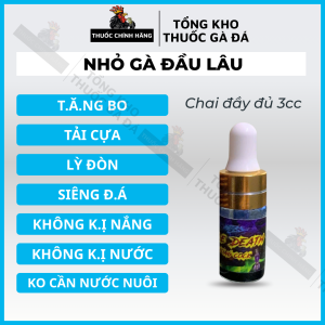 Gà Đầu Lâu Tím – Tă.ng Bo Lỳ Đ.òn Tải Cựa – Siêu Sung Cho Gà Nòi & Gà Tre - 1cc và 3cc