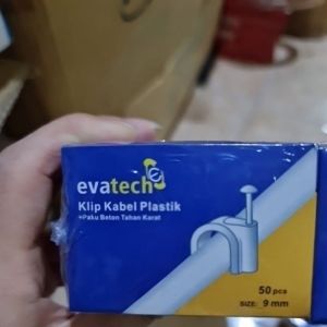 Klem kabel paku Beton ukuran 9 MM - K4