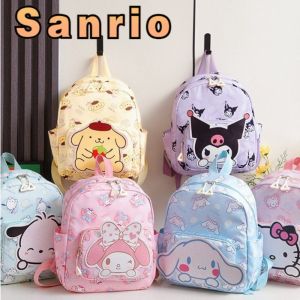 Sanrio Schoolbag Cinnamoroll My Melody Kuromi Hello Kitty Pochacco Larger Capacity Oxford Cloth Waterproof Backpack Girl Gift
