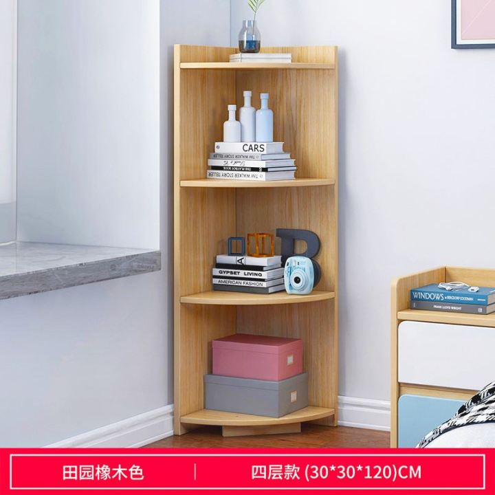 Corner desktop bookcase simple desk shelf mini student storage shelf