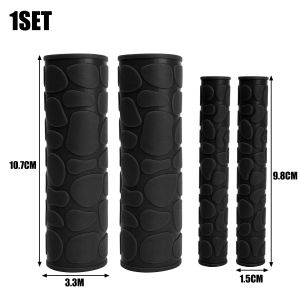4PCS Motorcycle Anti-Slip Handlebar Grip Covers Universal Premium Rubber Non-Slip Sweat-Absorbent Breathable Grips for Bike E-Bike