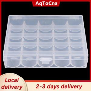 [COD] AqToCna Ship within 24 hours 25 36 Spools Bobbins Sewing Machine Empty Bobbin Case Organizer Storage Box