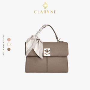 Claryne Ezzy Tas Jinjing Wanita Mewah dengan Saku Resleting Tas Selempang Wanita & Aksen Gold Hardware
