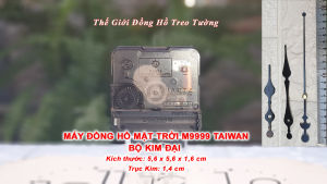 Máy Đồng hồ M9999 và Bộ Kim Đại (19.5 x 14.5 x 11.5) – Tặng Pin AA Vỏ Nhôm