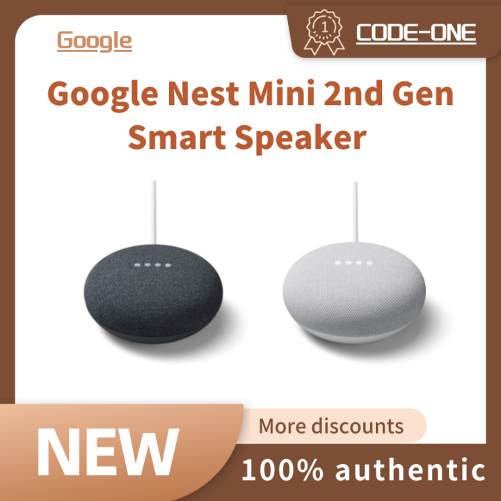 【Instock】 Google Nest Mini 2nd Gen Smart Speaker | Google Assistant ...