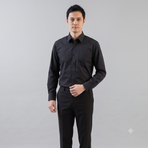 Áo sơ mi nam trơn vải Lụa kate Thanh lịch và Trẻ trung phù hợp phối đồ Công sở & Dạo phố SM001