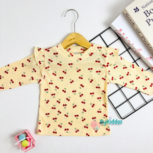 ByKiddos - Atasan Kaos Lengan Panjang Anak Perempuan Lokal / T-Shirt Gaya Casual Lengan Panjang / Kaos Anak Perempuan