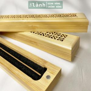Khay Đốt Hộp Đốt Nhang Không Tăm Cao Cấp Trang Trí 3 Lành Nhiều Họa Tiết Lạ Có Miếng Lót Chống Cháy An Toàn Quà Tết