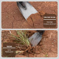 Agricultural manganese steel hoe for weeding, bamboo shoot digging, thickening, land reclamation, and soil turning hoe. 