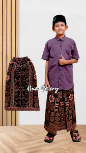 Sarung Instan Anak Laki Laki Usia 2 Sampai 10 Tahun Kain Katun Halus Motif Batik Pekalongan