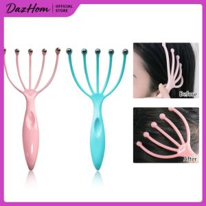 DazHom Nine Claw Scalp Massage Comb Meridian Unification Itch Reliever Relaxation Tool Personal Hygiene Grooming Tool Family Product