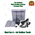 Venus Aqua AQ380F (AQThree-Eighty) 3.5 watts Slim Hanging Filter (for 5-20 Gallons) (flt)(acc)(20gl) (10gl (15gl) (5gl). 