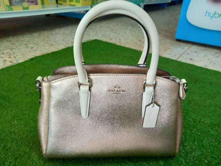 กระเป๋า Coach F29683 SAGE CARRYALL IN SIGNATURE CANVAS (SVOSA) 13