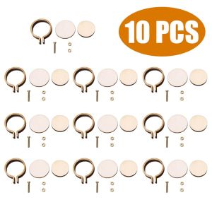 NHIH Cute 10pcs/set Hand Crafts Sewing Kits Embroidery Frame Cross Stitch Tools Hoop Ring Pendant