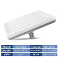 หลอดไฟ LED ไฟทรงเหลี่ยม หลอดLED ขั้วE27 หลอดไฟเหลี่ยม ใช้ไฟฟ้าบ้าน 220V หลอดไฟE27 40W 60W แสงสว่างนวลตา. 