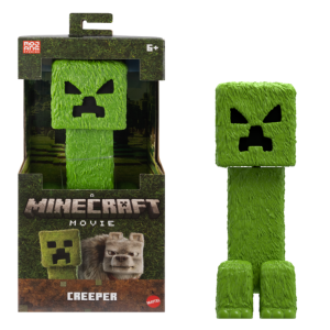 Minecraft Movie 12 Inches Posable Action Figure (Steve and Creeper) Large-Scale Action Figure Toys Collectible for Kids Gift for Boys Gift for Girls Age 6 years old and above