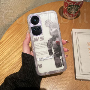 เคส OPPO Reno10 5G Reno10pro+ ลายหมีสุดเท่เคสซิลิโคนนิ่มใส OPPO Reno 10 Pro+ 5G Reno10 เคสมือถือ