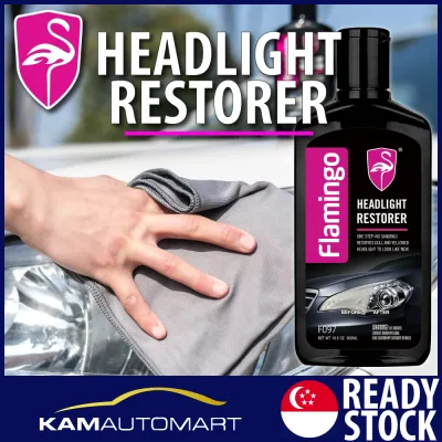Flamingo Headlight Restorer 300ml Car Care (KAM AUTO MART PTE LTD)