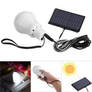 Portable Solar Powered Energy Lamp Light LED Bulb for Outdoors Camping Light Indoor Lamp