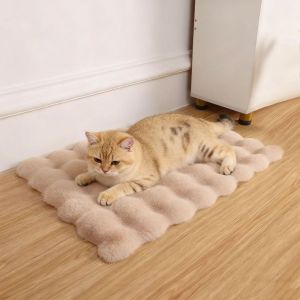 EASYEAH Winter Warm Pet Sleeping Mat Thickened Design Soft Fluffy Cat Kneading Pad Comfortable Multi-Scenario Use Pet Bed Cushion For Kitten