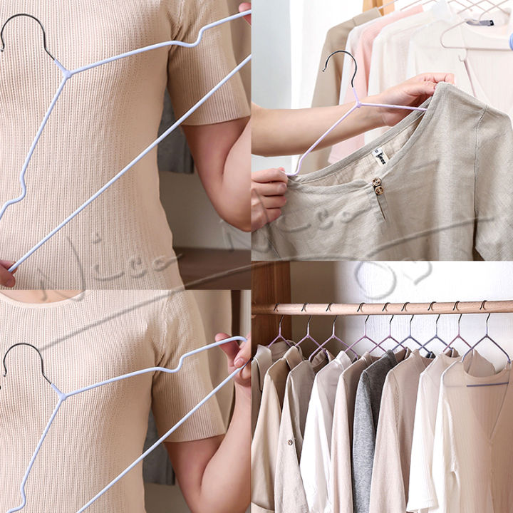 【Nico nico】 10PCS Stainless Hanger For children Kid Non-Slip Clothes Small  hangers Kids hanger04 Lazada PH