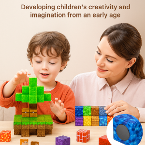 Magnetic Building Block Splicing Magnetic Building Block Magnetic Waterproof and Playable Assemble