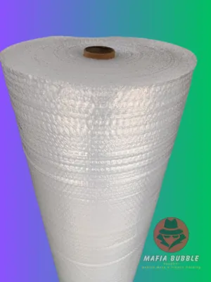 Bubble Wrap 125cm x 50m Roll Hitam Putih Bening Murah Tebal
