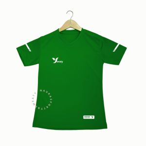 Baju Olahraga Atasan Wanita Lengan Pendek Kaos Jersey Dry Fit Running Zumba Lari Yoga Senam Fitness