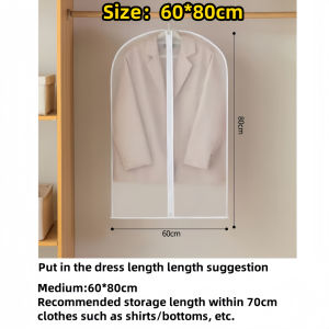 Peva clothes dust cover transparent clothes cover clothing cover hanging bag for househol
