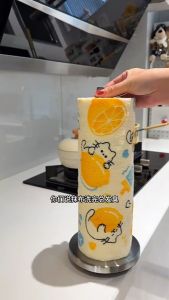 Hand Torn Kitchen Cloth Disposable Washable Wet Dry Dual Use Thickened Cleaning Towel Roll Dishcloth Pad