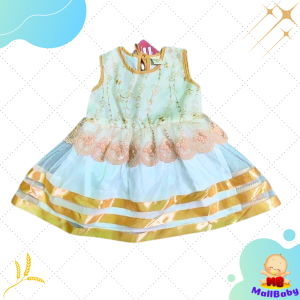 Dress Gaun Baju Bayi Perempuan Anak Cewek Cantik Keren Elegan Mall Baby