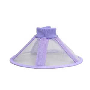 Comfortable Mesh Elizabeth Collar For Dog Cats Wound Recovery Adjustable Pet Cone Collar Prevent Licking Post Surgical