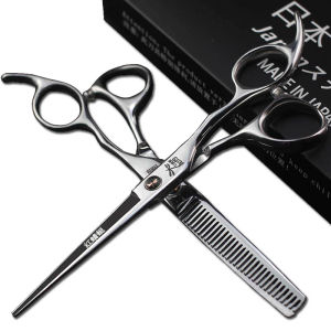 Barber shop hair stylist professional hair cutting thinning 6 inch scissor salon hairdressing professional scissor set