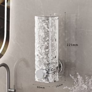 450ml Suction Cup Soap Dispenser Wall Mounted Shampoo Shower Gel Liquid Dispenser For Bathroom Kitchen Home