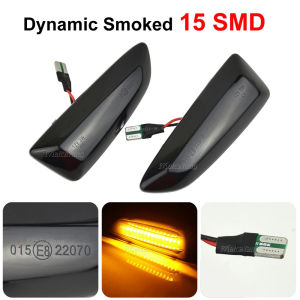 2x NEW LED Dynamic Blinker Turn Signal Side Marker Light For Opel Vauxhall Astra J K Crossland X Grandland Insignia B Zafira C