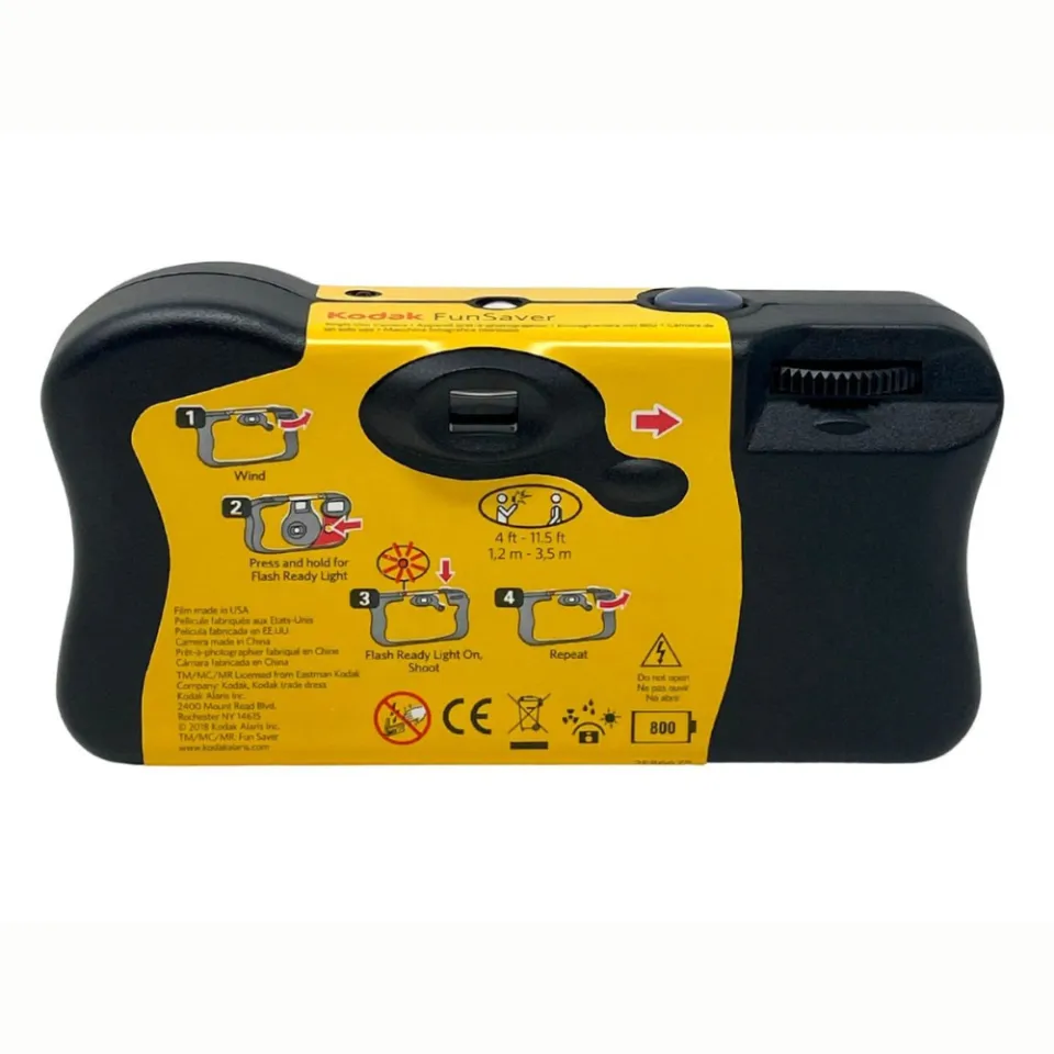 KODAK SUC Daylight FunSaver Disposable Analog Film Camera with