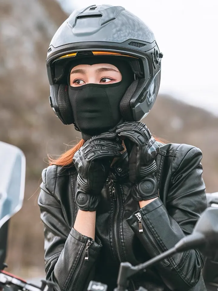 Balaclava Motorcycle Xbuk 3 Pack Triangular Hanging Ear Mask, Summer Sun Protection Cycling Face Cover Ice Silk Mask, Neck Gaiter Bandana For Outdoor Cagoule Moto