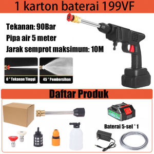 Alat cuci motor semprot cordless tekanan tinggi mesin cuci mobil cordless jet clean mesin pembersihan mobil alat steam cuci motor mobil alat semprot cordless jet cleaner dengan