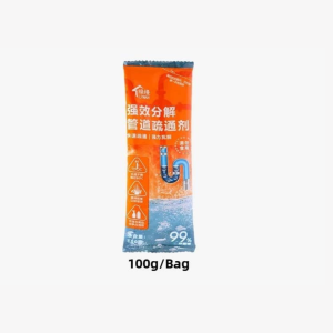 100g Powerful Drain Cleaning Powder 99% Bacteria Inhibition Pipe Dredging Agent Toilet Kitchen Sink