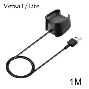 Charger for Fitbit Versa 3 & 4/ Sense 1 & 2 Charging Cable Replacement USB Cord Dock Adapter Magnetic 3.3ft Smartwatch Accessory