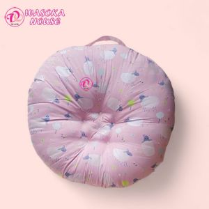 Gối chống trào ngược cho bé sơ sinh vải Cotton Satin Hàn Quốc siêu đẹp mềm mát thoáng khí họa tiết đáng yêu