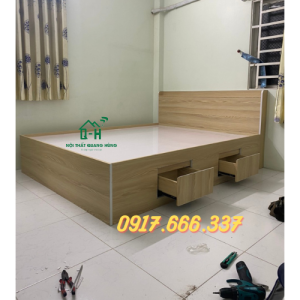[CAO CẤP] Giường nhựa Vincoplastic cao cấp có 2 hộc kéo xịn xò bảo hành 3 năm giao lắp tận nơi
